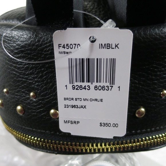 Coach Mini Charlie Leather Backpack with Studs NWT - Picture 8 of 8